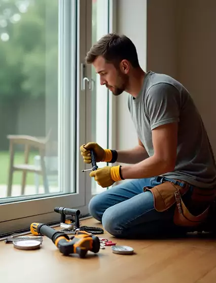 Professional Pella Sliding Glass Door Screen Replacement in Davie, FL